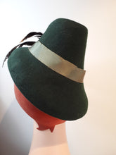 1930's Inspired Hat Bottle Green